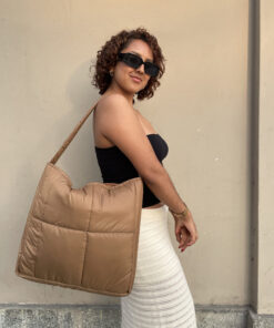 BOLSI PUFFER CARAMELO