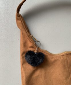 LLAVERO CORAZON NEGRO